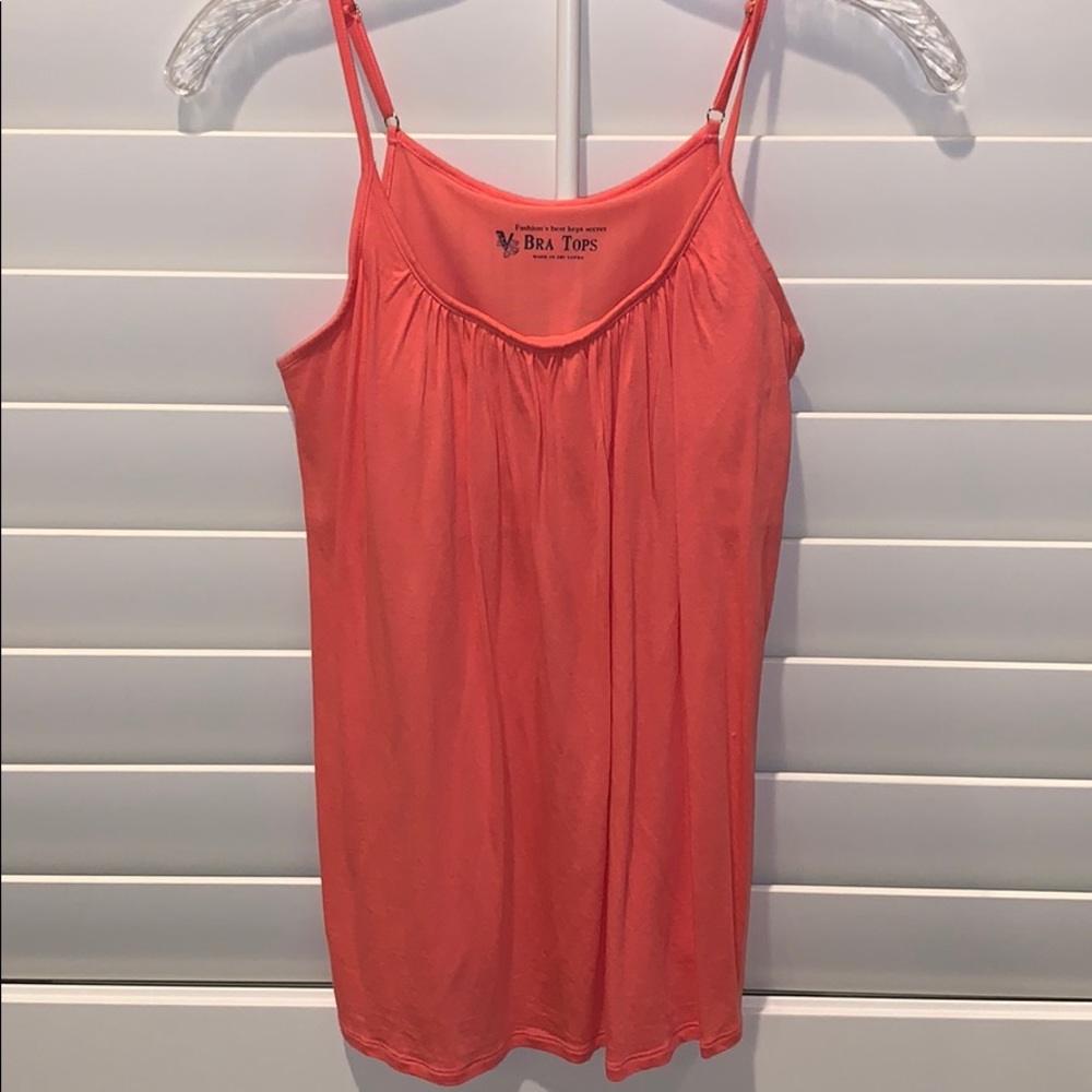 Coral VS Bra tank top